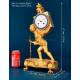 'The Magic Lantern', Antique Empire Gilded Bronze Clock, France, XIX cent.