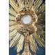 Antique Gilt Silver Monstrance. Complete. 28 in. France, 19th Cent.