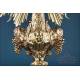 Antique Gilt Silver Monstrance. Complete. 28 in. France, 19th Cent.