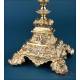 Antique Gilt Silver Monstrance. Complete. 28 in. France, 19th Cent.