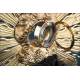 Antique Gilt Silver Monstrance. Complete. 28 in. France, 19th Cent.