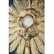 Antique Gilt Silver Monstrance. Complete. 28 in. France, 19th Cent.