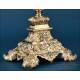 Antique Gilt Silver Monstrance. Complete. 28 in. France, 19th Cent.