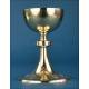 Antique Roman Style Gilded Silver Chalice with Paten. France, 1932
