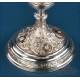 Antique Silver Chalice. Enameled Crosses. Valencia, Spain, 1942