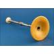 Antique ivory and silver plated stethoscope, late 19th century