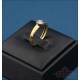 Anillo Solitario Vintage de oro 18K con diamante natural de 3,5 mm