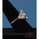 Beautiful Antique 18 K Gold Ring with 7 Natural Diamonds