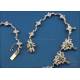 Collar Vintage de oro 18K con 9 esmeraldas y 250 diamantes, circa 1950