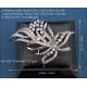 Spectacular vintage brooch, 18K white gold with 119 genuine diamonds c. 1970