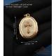 Antique 18K Gold Locket Pendant with Pearl Cross. C. 1900