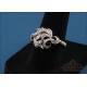 Antique 18K Gold Ring with Natural Diamonds, 1930s