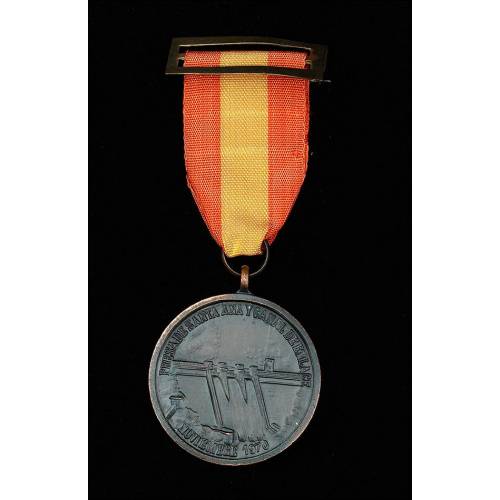Medal for the Inauguration of the Santa Ana Dam and Canal de Enlace, November 1970