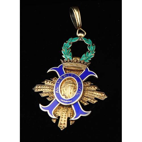 Spain. Order of Civil Merit, Commander Category. Enameled Silver.