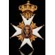 Royal Order of Vasa in 18K Solid Gold, Commander Category. Sweden, Circa 1900