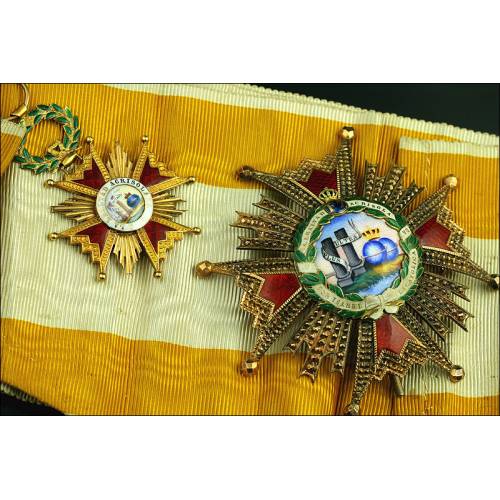 Spain, Grand Cross of the Order of Isabella the Catholic. Antique Model. Circa 1900