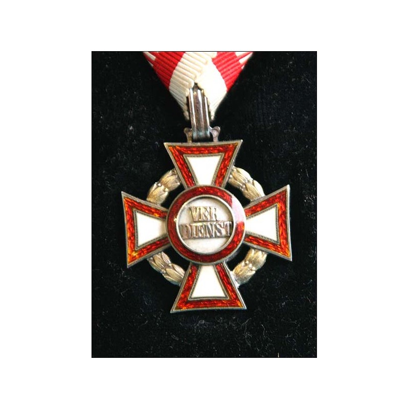 Austria. Cross for Military Merit. III Class. With its case