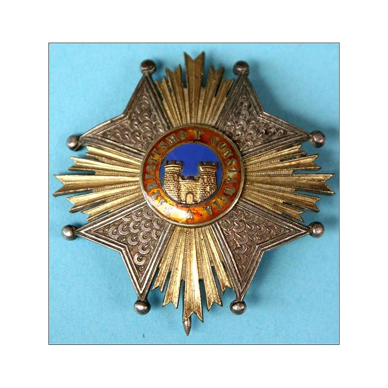 Spain. National Militia Badge. 1843