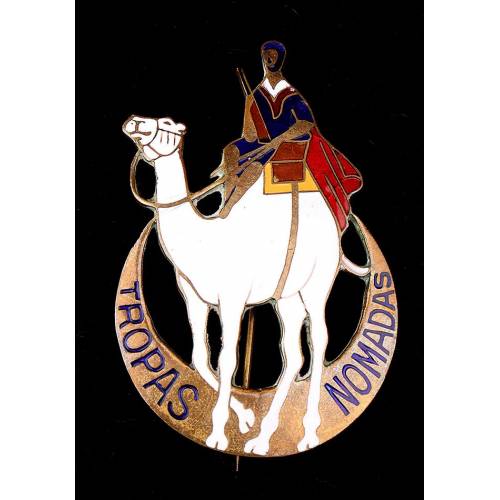 Badge of the Nomad Troops of the Spanish Army in the Sahara. 20th Century