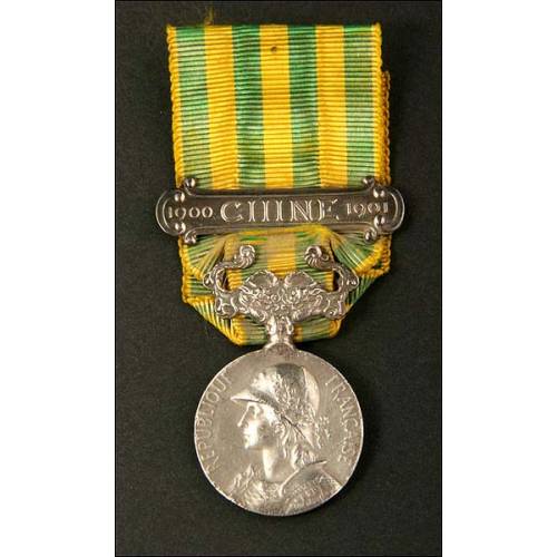 France. Medal for the China Campaign, 1900-1901.