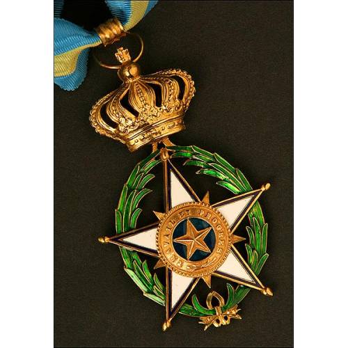 Order of the Star of Africa. Belgium. Commander's Cross