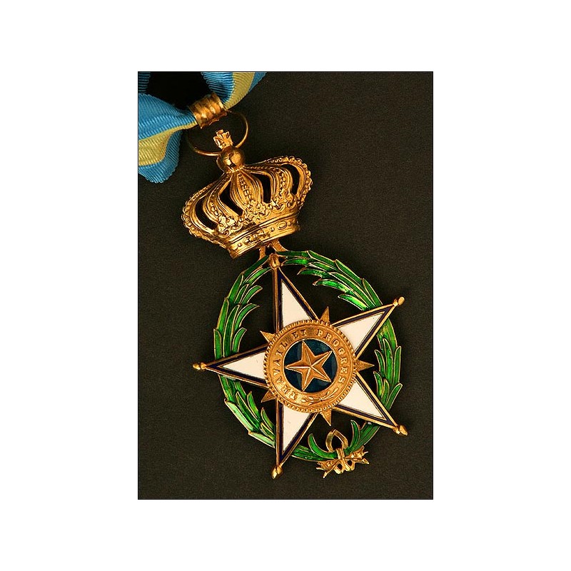 Order of the Star of Africa. Belgium. Commander's Cross