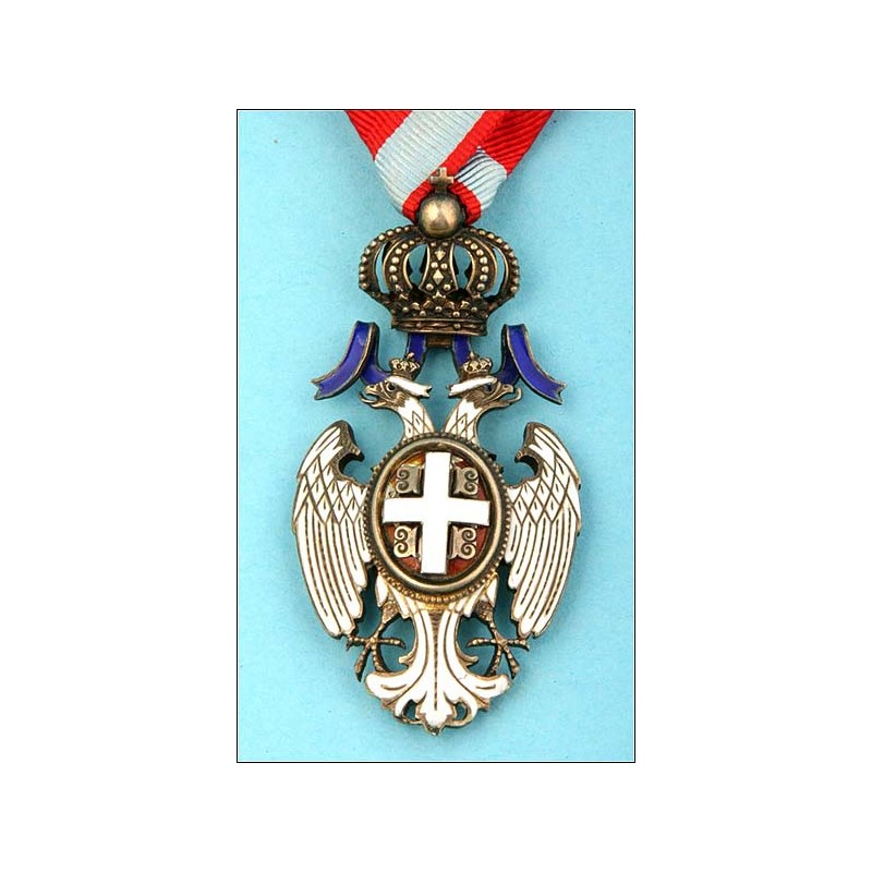 Servia. Order of the White Eagle. Magnificent