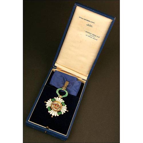 Medal of the Order of the Yugoslavian Crown (1930-1945) with original case.