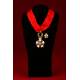 Spain, Order of Dert-Ilerca. Decoration formed by Collar Cross and Miniature. 1960's.