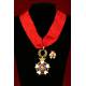 Spain, Order of Dert-Ilerca. Decoration formed by Collar Cross and Miniature. 1960's.