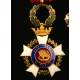Spain, Order of Dert-Ilerca. Decoration formed by Collar Cross and Miniature. 1960's.