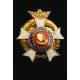 Spain, Order of Dert-Ilerca. Decoration formed by Collar Cross and Miniature. 1960's.
