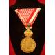 Austrian Wartime Military Medal of Merit. World War I. In original case.