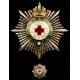 Spain, Order of the Red Cross. Second Class Badge and Miniature, Solid Silver. Spain, Order of the Red Cross.