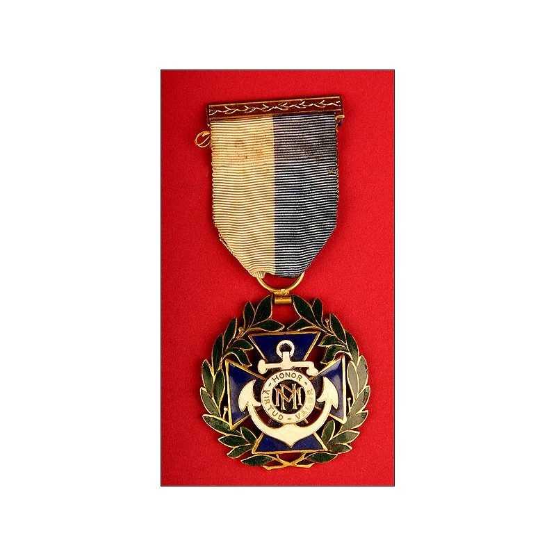 Medalla al Mérito Naval. II Clase. Cuba, Época de Batista. (1940-1959)