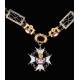 Spain, Great Collar of the Order of San Raimundo de Peñafort + Case + Diploma. 1960's. Great Britain.
