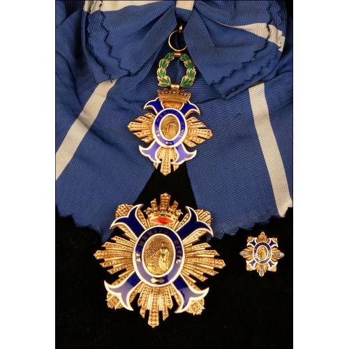 Spain, Order of Civil Merit. Grand Cross, Highest Distinction. 1960s.