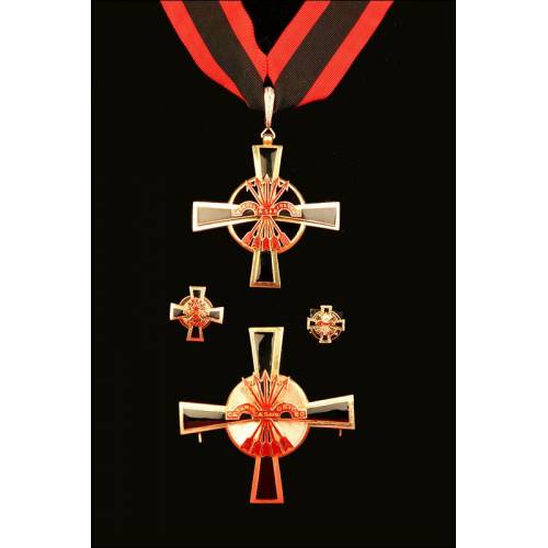 Spain, Order of the Yoke and Arrows. Commander Category. 1960's. Spain.