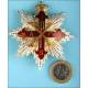 Italy. Sacred Military Constantine Order of St. George. Solid silver markings