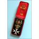 Spain. Comedador of the Order of Malta. With case