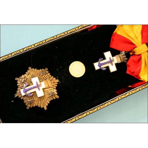 Spain. Order of Naval Merit. Case