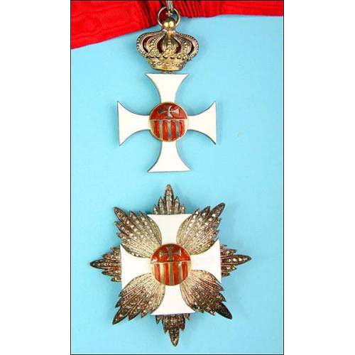 Spain. Order of Mercy. With its case.