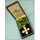 Italy. Order of Saint Mauritius and Lazarus. Gold. Case
