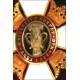 Sweden. Order of Vasa. Solid gold. Case