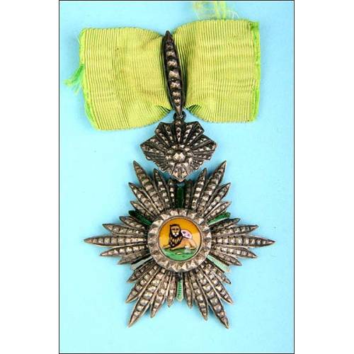 Iran - Persia. Order of the lion and the sun. Commander