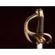 Beautiful Heavy Cavalry Sword Model 1832 with brass handle. Toledo, 1851