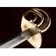 Beautiful Heavy Cavalry Sword Model 1832 with brass handle. Toledo, 1851