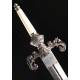 Plug Bayonet with Ivory Hilt and Leather Scabbard. Europe, XIX Century