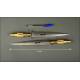 Antique Pair of 19th Century Spanish Daggers. Historical Pieces. With Bone Handles