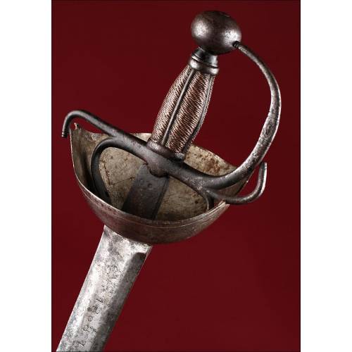 Espada de Caballería Fabricada en Toledo en 1808. Reinado de Fernando VII. Original y Firmada